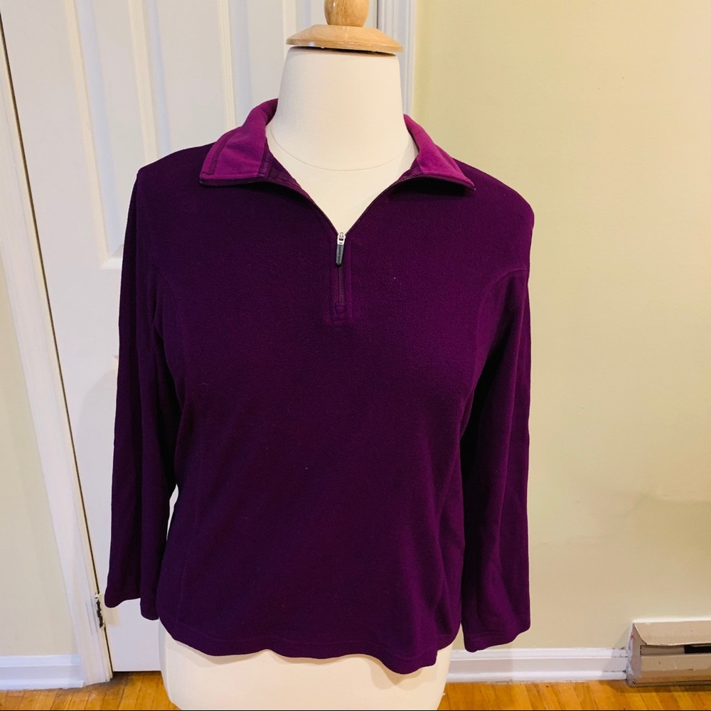 Sale 🌷 Land’s End Purple FleeceSweatshirt